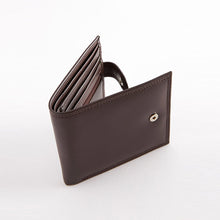 Load image into Gallery viewer, Brown Popper Wallet