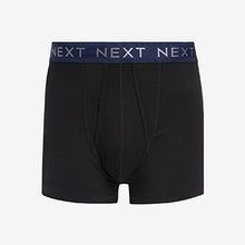 Load image into Gallery viewer, Black Signature Textured Waistband Modal 4 Pack A-Front Boxers