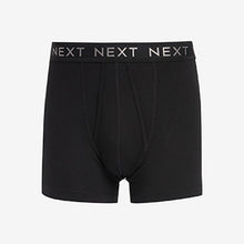 Load image into Gallery viewer, Black Signature Textured Waistband Modal 4 Pack A-Front Boxers