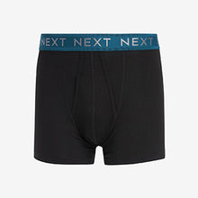 Load image into Gallery viewer, Black Signature Textured Waistband Modal 4 Pack A-Front Boxers