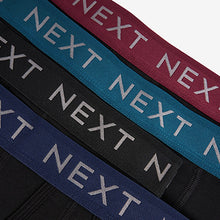 Load image into Gallery viewer, Black Signature Textured Waistband Modal 4 Pack A-Front Boxers