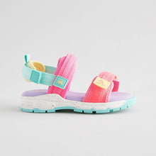 Load image into Gallery viewer, Multi Colourblock Trekker Sandals