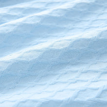 Load image into Gallery viewer, Light Blue Slim Fit Smart Quarter Zip Polo Shirt