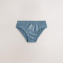 Load image into Gallery viewer, Blue Dinosaur 100% Cotton Printed Briefs 5 Pack