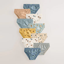 Load image into Gallery viewer, Safari Print Briefs 10 Pack (1.5-10yrs)