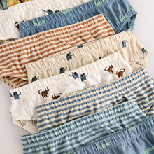 Load image into Gallery viewer, Safari Print Briefs 10 Pack (1.5-10yrs)