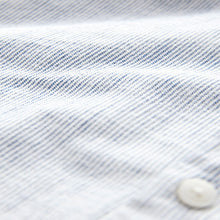 Load image into Gallery viewer, Navy Blue Textured Long Sleeve 100% Cotton Shirt