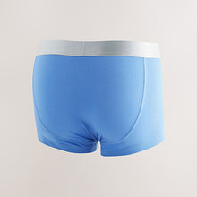 Load image into Gallery viewer, Blue Tile Pattern Hipsters Boxers 4 Pack
