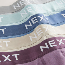 Load image into Gallery viewer, Blue/Neutral Hipster Trunks 5 Pack