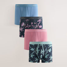 Load image into Gallery viewer, Blue/Pink Kew Collection Floral Print Signature A-Fronts