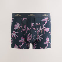 Load image into Gallery viewer, Blue/Pink Kew Collection Floral Print Signature A-Fronts