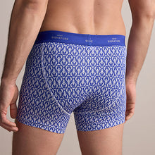 Load image into Gallery viewer, Bright Sealife Print Signature Cotton Rich Boxers 4 Pack
