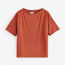 Load image into Gallery viewer, Orange N. Premium Relaxed Fit Modal Boxy T-Shirt