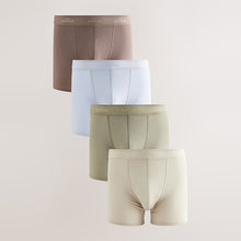 Load image into Gallery viewer, Blue/Neutral/Green Signature Boxers 4 Pack