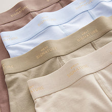 Load image into Gallery viewer, Blue/Neutral/Green Signature Boxers 4 Pack