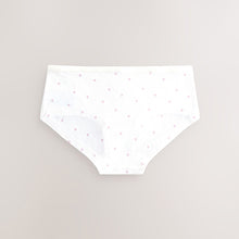 Load image into Gallery viewer, Pink/Cream Print Hipster Briefs 5 Pack (2-12yrs)