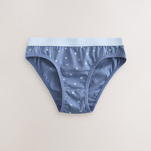 Load image into Gallery viewer, Blue Bikini Briefs 5 Pack (1.5-12yrs)