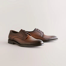 Load image into Gallery viewer, Brown Leather Derby Shoes