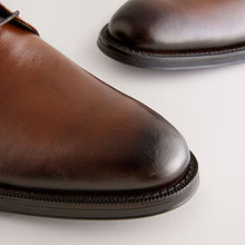 Load image into Gallery viewer, Brown Leather Derby Shoes