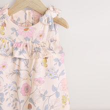 Load image into Gallery viewer, Pink Floral Baby Long Leg Romper