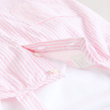 Load image into Gallery viewer, Pink Bunny Face Short Sleeve 100% Cotton Bodysuit And Leg