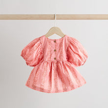 Load image into Gallery viewer, Pink Paisley 100% Cotton Woven Floral Baby Trousers Set (0mths-18mth)