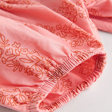 Load image into Gallery viewer, Pink Paisley 100% Cotton Woven Floral Baby Trousers Set (0mths-18mth)