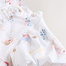 Load image into Gallery viewer, White/Pink Fairy Baby Woven Dress and Bloomer Knickers Set (0mths-18mth)