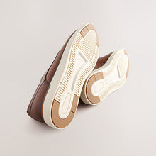 Load image into Gallery viewer, Tan Brown Sports Wedge Shoes