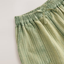 Load image into Gallery viewer, Khaki Green 100% Cotton Pull on Barrel Trousers (3-12yrs)