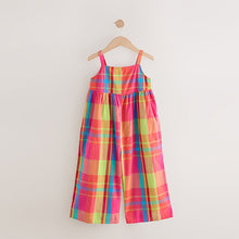 Load image into Gallery viewer, Bright Check Wide Leg Playsuit (3-12yrs)