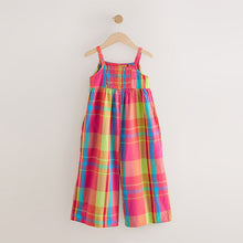 Load image into Gallery viewer, Bright Check Wide Leg Playsuit (3-12yrs)