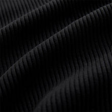 Load image into Gallery viewer, Black Ribbed Racer Tank Vest Sleeveless Top