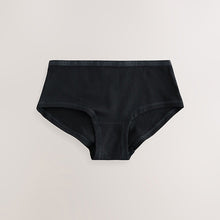 Load image into Gallery viewer, Black Hipsters 7 Pack (3-12yrs)