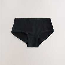 Load image into Gallery viewer, Black Hipsters 7 Pack (3-12yrs)