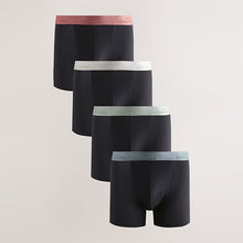 Load image into Gallery viewer, Black Signature Trunk Boxers