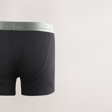 Load image into Gallery viewer, Black Signature Trunk Boxers