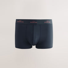 Load image into Gallery viewer, Blue Pink Palm Print Motionflex Signature Hipster Boxers