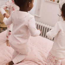 Load image into Gallery viewer, Pink/Cream Ballerina Long Sleeve Snuggle Pyjamas 3 Pack (3-12yrs)