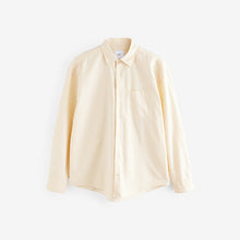 Load image into Gallery viewer, Yellow Stripe Long Sleeve Oxford 100% Cotton Shirt