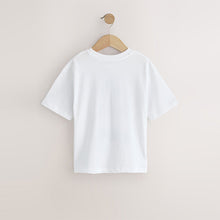 Load image into Gallery viewer, White Bold Minecraft T-Shirt (4-12yrs)