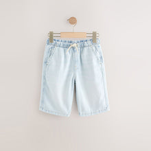 Load image into Gallery viewer, Bleach Bermuda Pull On Denim Shorts