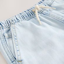 Load image into Gallery viewer, Bleach Bermuda Pull On Denim Shorts