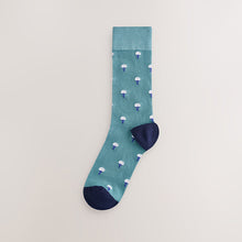 Load image into Gallery viewer, Blue Golf Pattern Modal Signature Socks 4 Pack