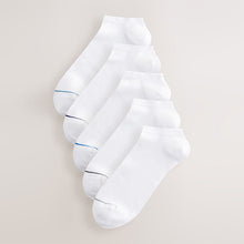 Load image into Gallery viewer, White Signature Modal Trainer Socks 5 Pack