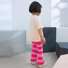 Load image into Gallery viewer, Pink Padded Picnic Characters Short Sleeve T-Shirt and Flare Leggings Set (3mths-6yrs)