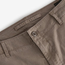 Load image into Gallery viewer, Stone Regular Tapered Fit Textured Chino Trousers