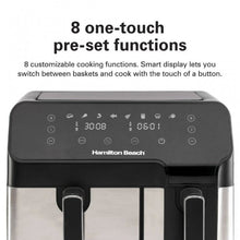 Load image into Gallery viewer, Hamilton Beach Dual Size Air Fryer 8.5L