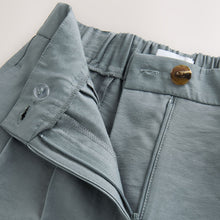 Load image into Gallery viewer, Grey Elasticated Back Wide Leg Trousers