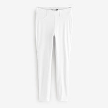 Load image into Gallery viewer, White Jersey Denim Leggings